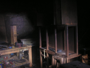 Extinguido un incendio nunha carpintería na parroquia de Cabodantoi, no concello da Capela